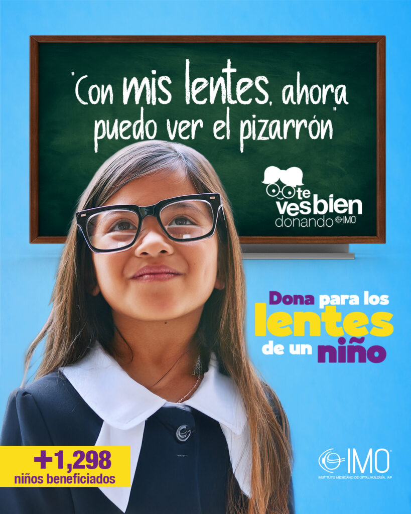Donacion de lentes para niños IMO Queretaro